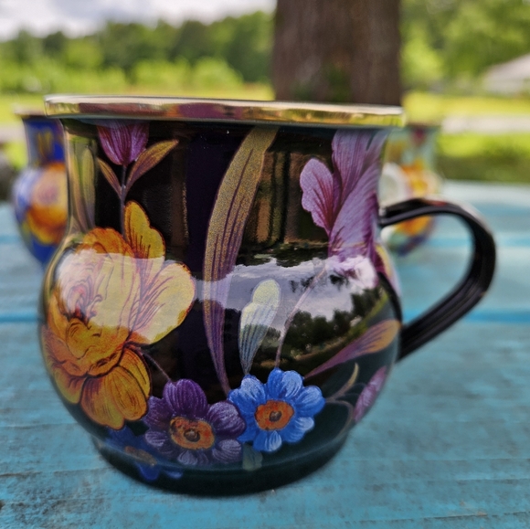 Mackenzie Childs Variety Flower Market Mug Set - Picture 7 of 13